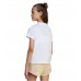 ADIDAS JG FLWR T  JI6220 ΠΑΙΔΙΚΗ ΒΑΜΒΑΚΕΡΗ ΜΠΛΟΥΖΑ T.Shirt ΚΟΡΙΤΣΙ ΛΕΥΚΗ